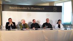 Pressekonferenz der Abtei in Tholey (Foto: Barbara Pendorf/SR)