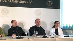 Pressekonferenz der Abtei in Tholey (Foto: Barbara Pendorf/SR)