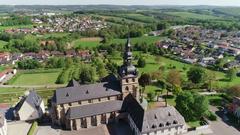 Abteikirche Tholey, Luftaufnahme (Foto: SR)