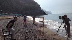 Kunst am Strand - Spiaggismus an der Amlafiküste (Foto: Sven Rech)
