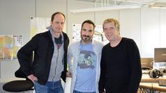 Andi und Breiti von den Toten Hosen zu Gast bei Daniel Simarro (Foto: SR 1)