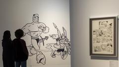 Frühe Asterixzeichnung (Foto: Museum für Kommunikation)
