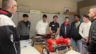 Die "Woche der Ausbildung" in der Gemeinschaftsschule Bruchwiese. (Foto: SR / Lisa Christl)