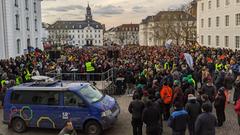 Rund 3000 Menschen haben an der Schlusskundgebung der Bauernprotesten in Saarbrücken teilgenommen. (Foto: SR / Christoph Borgans)