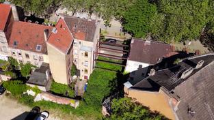 Strittige Baulücke in der Nauwieser Straße zwischen den Häusern 14 und 18 (Foto: SR)