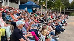 Konzert: USAFE goes Rock-Pop in Neunkirchen am 09.08.2024 (Foto: Lea Kiehlneker/ SR)