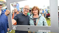 Besucher bei SR Fernsehen vor Ort in Friedrichsthal (Foto: SR/Pasquale D'Angiolillo)