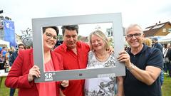 Besucher bei SR Fernsehen vor Ort in Friedrichsthal (Foto: SR/Pasquale D'Angiolillo)