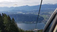Blick auf die Region Villach mit Ossiacher See, Stadt Villach und Faaker See. (Foto: SR)