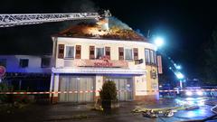 Bäckerei bei Großbrand in Homburg zerstört (Foto: Pasquale D'Angiolillo)
