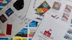 Briefmarken zum deutsch-deutschen 