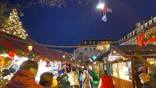Auf dem Christkindlmarkt in Saarbrücken (Foto: SR / Lazslo Mura)