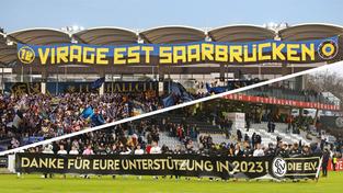 Bildcollage: Stadionansichten von FC Saarbrücken und SV Elversberg (Foto: IMAGO / Jan Huebner, SR / Knöbber)