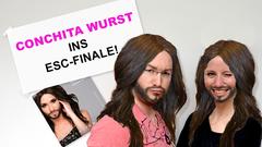 Kerstin und Christian als österreichische(r) ESC-Teilnehmer(in) Conchita Wurst (Foto: SR / Eurovision.de)