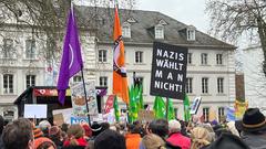 Teilnehmer der Demo am 3. Februar in Saarbrücken (Foto: Nils Crauser)