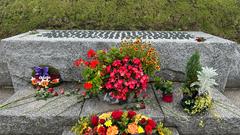 Deutsch-französisches Jugendtreffen auf dem Militärfriedhof La Cambe in der Normandie (Foto: SR/Uwe Jäger)