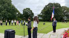 Deutsch-französisches Jugendtreffen auf dem Militärfriedhof La Cambe in der Normandie (Foto: SR/Uwe Jäger)
