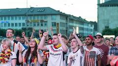SR 3 Fußballkino in Saarlouis - Halbfinale: Deutschland - Frankreich (Foto: Dirk Guldner)