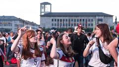 SR 3 Fußballkino in Saarlouis - Halbfinale: Deutschland - Frankreich (Foto: Dirk Guldner)