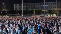 SR 3 Fußballkino in Saarlouis - Halbfinale: Deutschland - Frankreich (Foto: Dirk Guldner)