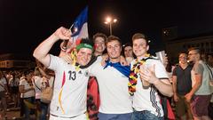 SR 3 Fußballkino in Saarlouis - Halbfinale: Deutschland - Frankreich (Foto: Dirk Guldner)