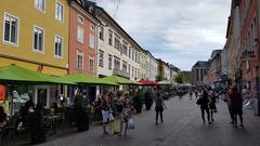 Die Fußgängerzone auf dem Hauptplatz in Villach. (Foto: SR)