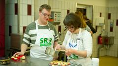 Das große SR 3 Weihnachtsbacken mit den fünf Finalisten am30. November im Café Louis in Weiskirchen (Foto: SR/Pasquale D'Angiolillo)