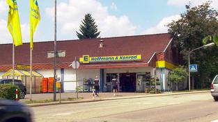 Das derzeitige Edeka am Mühlwald in St. Ingbert (Foto: SR Fernsehen)