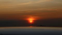 Sonnenuntergang über dem Saarpolygon (Foto: Erwin Altmeier)