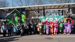 Der närrische Lindwurm in Saarlouis-Roden am Faasend-Dienstag (Foto: Pasquale D'Angiolillo)