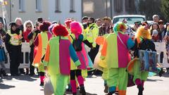 Der närrische Lindwurm in Saarlouis-Roden am Faasend-Dienstag (Foto: Pasquale D'Angiolillo)