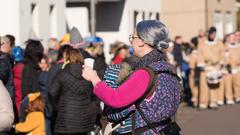 Der närrische Lindwurm in Saarlouis-Roden am Faasend-Dienstag (Foto: Pasquale D'Angiolillo)