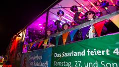 Der Völklinger Nachtumzug am 21. Februar 2020 (Foto: SR/Pasquale D'Angiolillo)