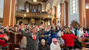 Der Faasend-Gottesdienst in der Kirche St. Johannes in Rohrbach (Foto: SR/Lea Kiehlneker)