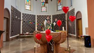Der Faasend-Gottesdienst in der Kirche St. Johannes in Rohrbach (Foto: SR/Lea Kiehlneker)