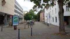 Erweiterung der Fußgängerzone: Faßstraße heute (Foto: Landeshauptstadt Saarbrücken)