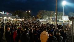 Saarbrücken-Fans am Stadion-Einlass (Foto: SR/Sebastian Knöbber)