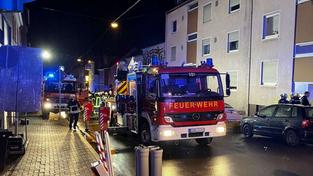 Die Feuerwehr im Einsatz bei einem Brand in St. Ingbert (Foto: Freiwillige Feuerwehr St. Ingbert/Florian Jung)