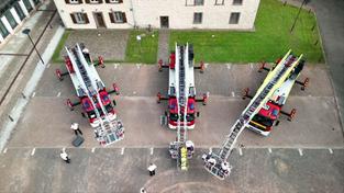Drei neue Feuerwehrfahrzeuge wurden durch interkommunale Zusammenarbeit gemeinsam angeschafft (Foto: SR)