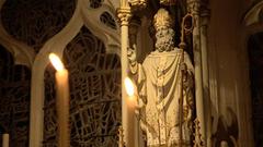 Nikolaus-Statue in der Basilika von St. Nicolas-de-Port (Foto: SR Fernsehen)