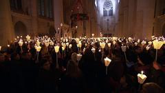 Lichterprozession in der Basilika von St. Nicolas-de-Port  (Foto: SR Fernsehen)