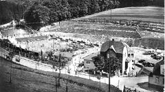Panoramaansicht des Freibades in Dudweiler. (Foto: Dudweiler Geschichtswerkstatt)