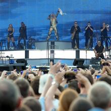 Robbie Williams in Luxemburg (Foto: Dirk Guldner)