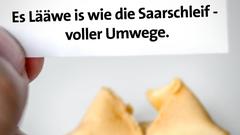 Glückskekssprüche bringen Glück - auch auf Saarländisch (Foto: SR 1)