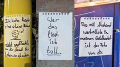Good-Vibes-Sticker in Saarbrücken (Foto: privat)