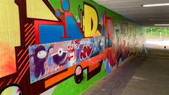 Graffiti-Aktion in Homburg (Foto: Lisa Krauser/SR)