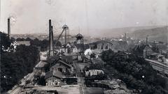 Grube und Bahnhof Luisenthal um 1905 (Foto: Stadt Völklingen / Archiv)