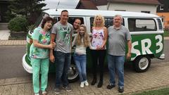 GuMo-Mobil: Vierlingsgeburtstag in Merchweiler (Foto: Uwe Jäger/SR)