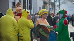 Der Faasend-Umzug auf dem Völklinger Heidstock am 25. Februar 2017 (Foto: Pasquale D'Angiolillo)