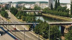 Stadtautobahn Saarbrücken (1996) (Foto: Imago/BeckerBedel)